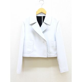 アレキサンダーワン(Alexander Wang)の【春物 新入荷】◇T BY ALEXANDER WANG/ティーバイアレキサンダーワン◇ショート丈ジャケット/ボンディング/ジップアップ/アウター/長袖 ライトグレー/灰色 レディース 0【中古】春秋 otr 813042(その他)