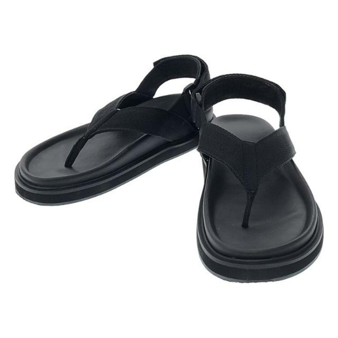 nagonstans(ナゴンスタンス)の【美品】  nagonstans / ナゴンスタンス | Tong Sandal アンクルストラップ トングサンダル | 24 | ブラック | レディース レディースの靴/シューズ(サンダル)の商品写真