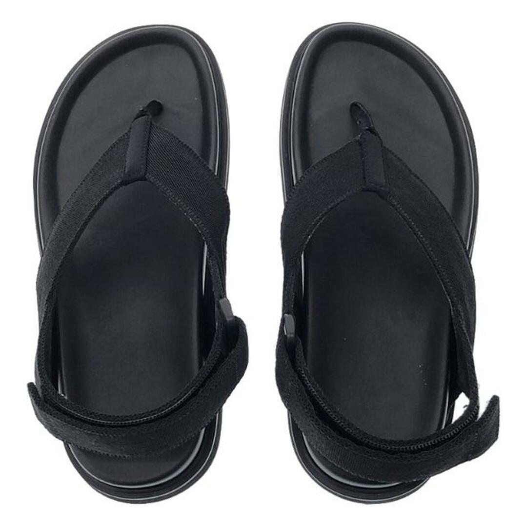 nagonstans(ナゴンスタンス)の【美品】  nagonstans / ナゴンスタンス | Tong Sandal アンクルストラップ トングサンダル | 24 | ブラック | レディース レディースの靴/シューズ(サンダル)の商品写真