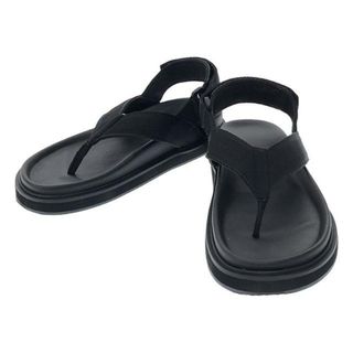 ナゴンスタンス(nagonstans)の【美品】  nagonstans / ナゴンスタンス | Tong Sandal アンクルストラップ トングサンダル | 24 | ブラック | レディース(サンダル)