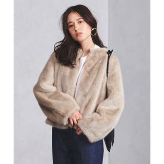 ユナイテッドアローズ(UNITED ARROWS)のユナイテッドアローズ　フェイクファーコート(毛皮/ファーコート)