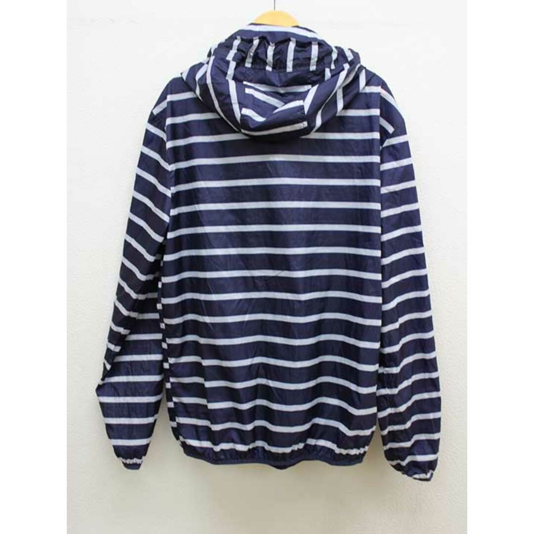 ZARA(ザラ)の【春物 新入荷】‡ZARA/ザラ‡ジップアップボーダーパーカー/長袖 ネイビー/紺 メンズ L【中古】 春秋 otr 813042 メンズのトップス(パーカー)の商品写真