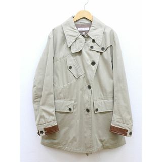 ドレステリア(DRESSTERIOR)の【春物 新入荷】◇DRESSTERIOR/ドレステリア◇袖レザーコットンデザインコート/トレンチコート/アウター/長袖 ベージュ メンズ 48【中古】春秋 otr 813042(その他)