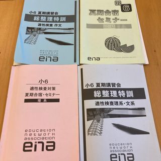 ena 小学6年　夏期講習テキスト　都立一(語学/参考書)