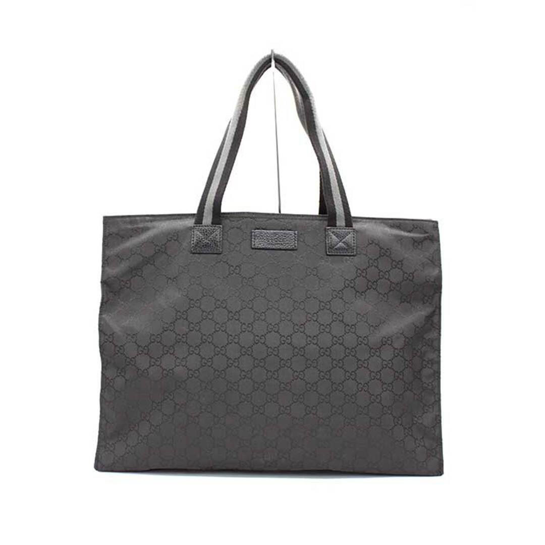 Gucci(グッチ)の【新入荷】★GUCCI/グッチ★449176.524947/GGナイロントートバッグ/A4収納/シンプル/バッグ/鞄 ブラック/黒 レディース メンズ ユニセックス 【中古】春夏秋冬 813042 メンズのバッグ(トートバッグ)の商品写真