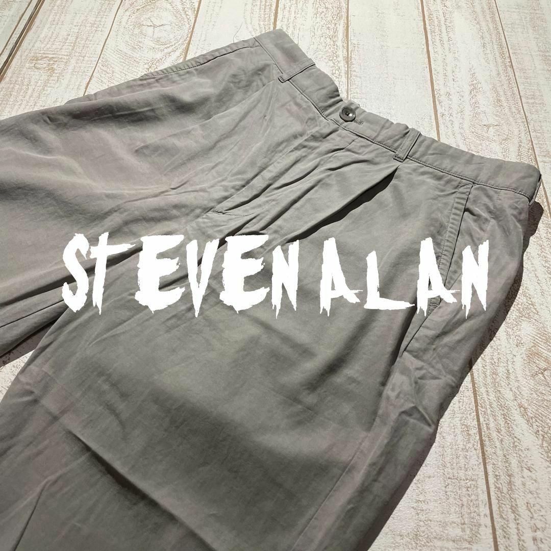 steven alan(スティーブンアラン)の【STEVEN ALAN】スティーブンアラン バギーテーパードアンクルパンツ メンズのパンツ(その他)の商品写真