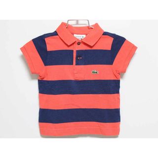 ラコステ(LACOSTE)の‡ラコステ/LACOSTE‡86cm 半袖ポロシャツ 紺×オレンジ【中古】子供服 キッズ kids ベビー服 baby 男の子 夏 206032 tops(シャツ/カットソー)