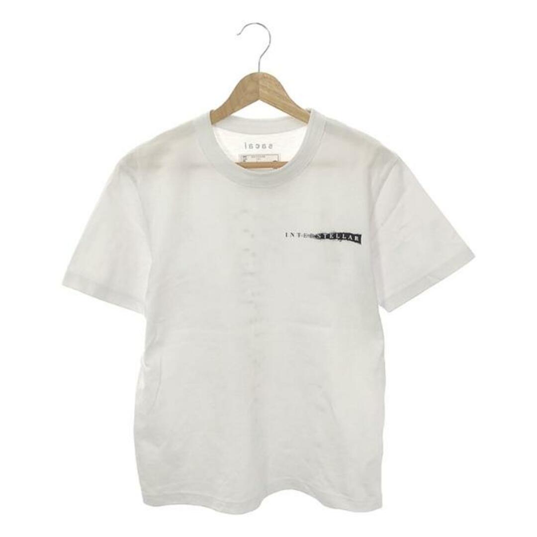 sacai(サカイ)のsacai / サカイ | 2023AW | 「INTERSTELLAR T-Shirt」プリントTシャツ | 1 | ホワイト | レディース レディースのトップス(Tシャツ(半袖/袖なし))の商品写真