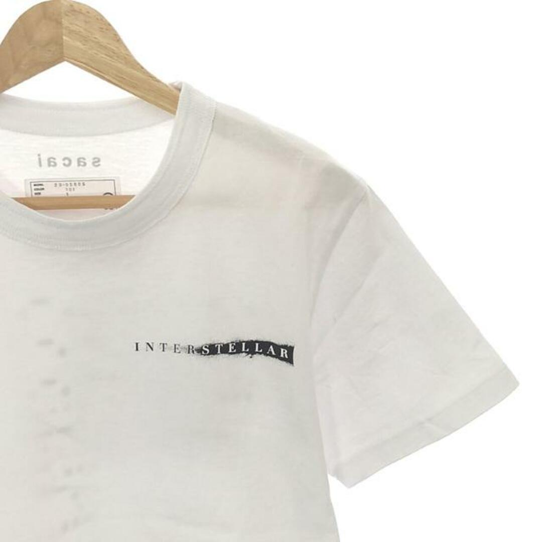 sacai(サカイ)のsacai / サカイ | 2023AW | 「INTERSTELLAR T-Shirt」プリントTシャツ | 1 | ホワイト | レディース レディースのトップス(Tシャツ(半袖/袖なし))の商品写真