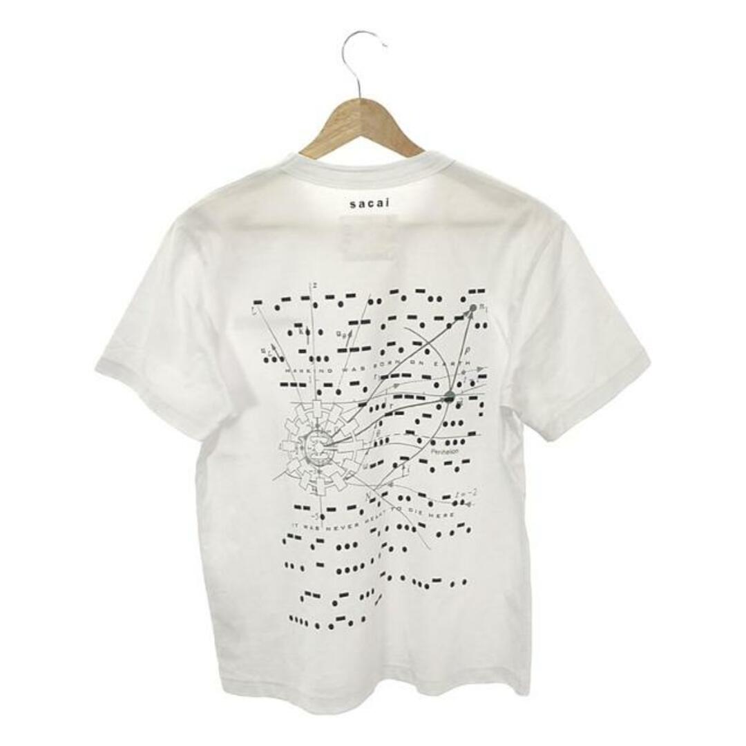 sacai(サカイ)のsacai / サカイ | 2023AW | 「INTERSTELLAR T-Shirt」プリントTシャツ | 1 | ホワイト | レディース レディースのトップス(Tシャツ(半袖/袖なし))の商品写真