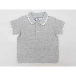 プチバトー(PETIT BATEAU)の▽プチバトー/PETIT BATEAU▽81cm 半袖ポロシャツ グレー【中古】子供服 キッズ kids ベビー服 baby 男の子 夏 716022 tops(シャツ/カットソー)