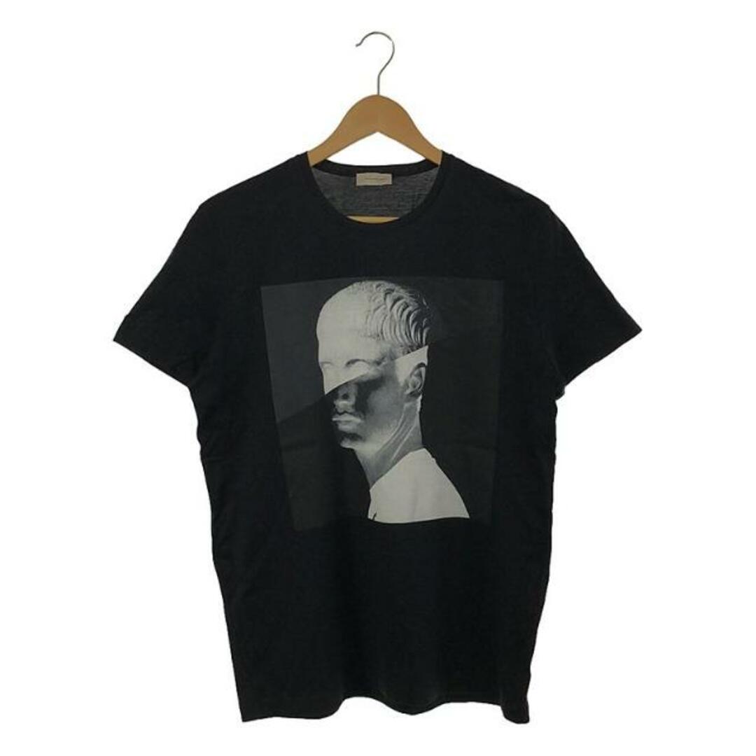 Balenciaga(バレンシアガ)のBALENCIAGA / バレンシアガ | クルーネック プリントTシャツ | M | ブラック | メンズ メンズのトップス(Tシャツ/カットソー(半袖/袖なし))の商品写真