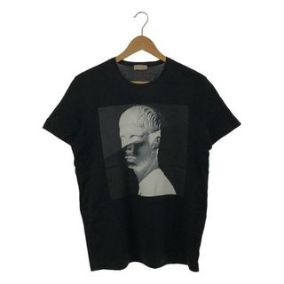 バレンシアガ(Balenciaga)のBALENCIAGA / バレンシアガ | クルーネック プリントTシャツ | M | ブラック | メンズ(Tシャツ/カットソー(半袖/袖なし))