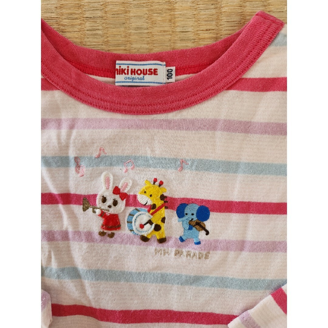 HOT BISCUITS(ホットビスケッツ)のミキハウスのカットソー キッズ/ベビー/マタニティのキッズ服女の子用(90cm~)(Tシャツ/カットソー)の商品写真