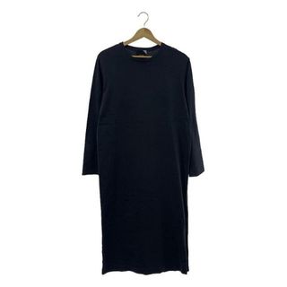 エイトン(ATON)の【美品】  ATON / エイトン | Suvin 60/2 longsleeve dress マキシドレス ワンピース | 2 | ネイビー | レディース(ロングワンピース/マキシワンピース)