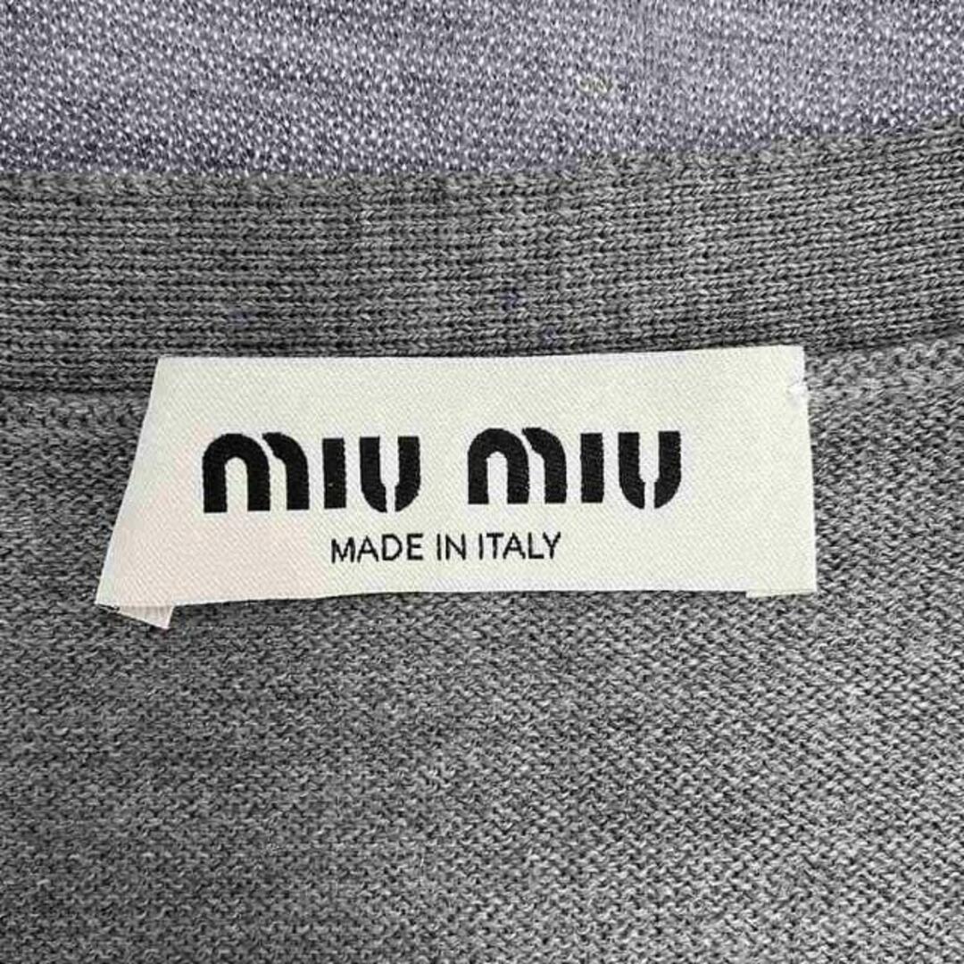 MIU MIU - 【美品】 miu miu / ミュウミュウ | logo virgin wool MIU MIU - 【美品】 miu miu / ミュウミュウ | logo virgin wool