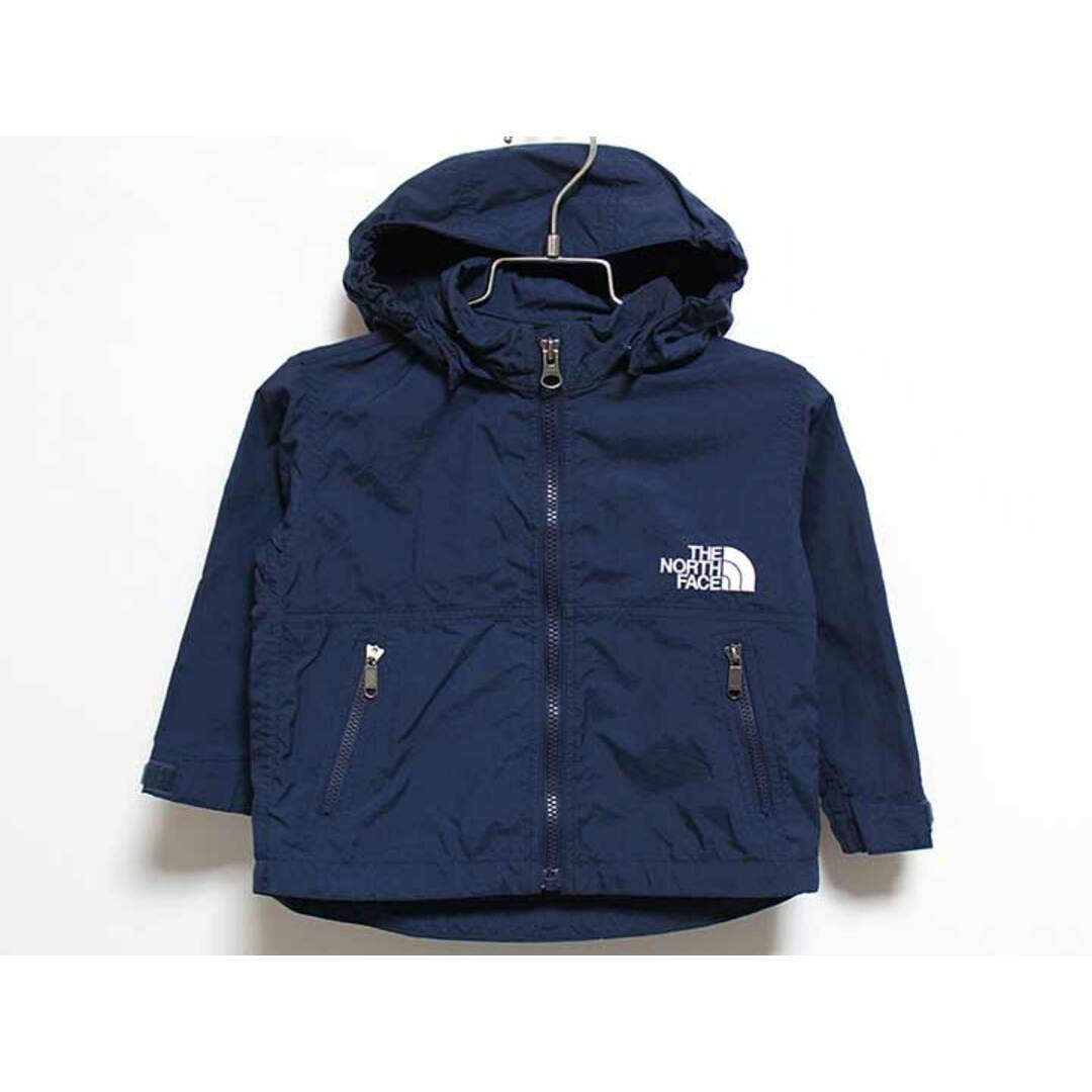 THE NORTH FACE(ザノースフェイス)の【春物 新入荷!】‡ザ・ノースフェイス/THE NORTH FACE‡80cm コンパクトジャケット/ジャンパー/ブルゾン/アウター 紺 撥水【中古】子供服 キッズ kids ベビー服 baby 男の子 女の子 春秋 otr 803042 キッズ/ベビー/マタニティのベビー服(~85cm)(ジャケット/コート)の商品写真