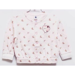 プチバトー(PETIT BATEAU)の【春物 新入荷!】‡プチバトー/PETIT BATEAU‡86cm ジャンパー/ブルゾン/アウター ピンク系【中古】子供服 キッズ kids ベビー服 baby 女の子 春秋 otr 213042(ジャケット/コート)