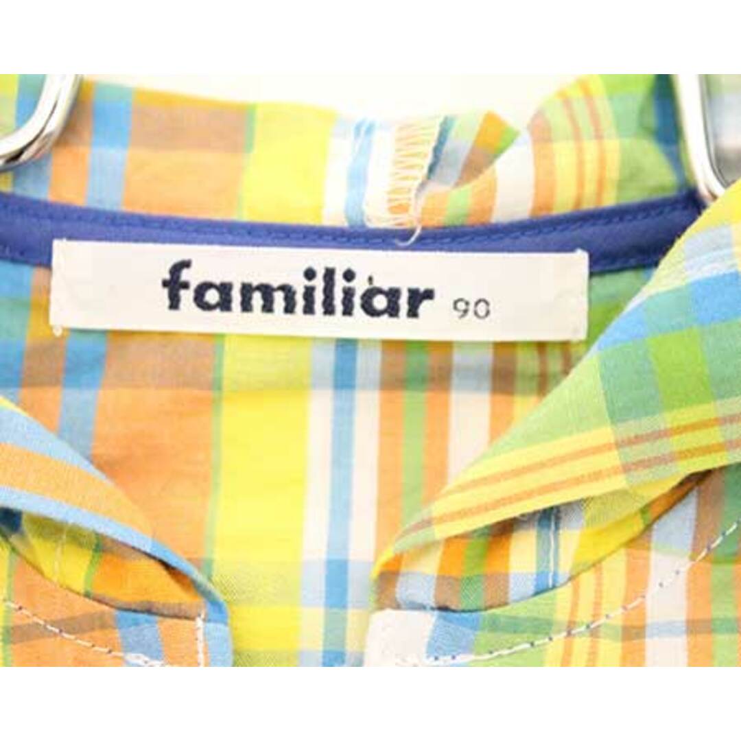 familiar(ファミリア)の【春物 新入荷!】〓ファミリア/familiar〓90cm ジャンパー/ブルゾン/アウター/パーカー 青系 袖2way【中古】子供服 キッズ kids ベビー baby 男の子 春夏 otr  803042 キッズ/ベビー/マタニティのベビー服(~85cm)(ジャケット/コート)の商品写真