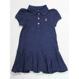 ラルフローレン(Ralph Lauren)の☆ラルフローレン/Ralph Lauren☆90cm 半袖ワンピース ブルー 【中古】子供服 キッズ kids ベビー服 baby 女の子 夏 316032 onepi(ワンピース)