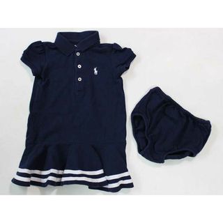 ラルフローレン(Ralph Lauren)の☆ラルフローレン/Ralph Lauren☆80cm ブルマ付き半袖ワンピース 紺 【中古】子供服 キッズ kids ベビー服 baby 女の子 夏 316032 onepi(ワンピース)