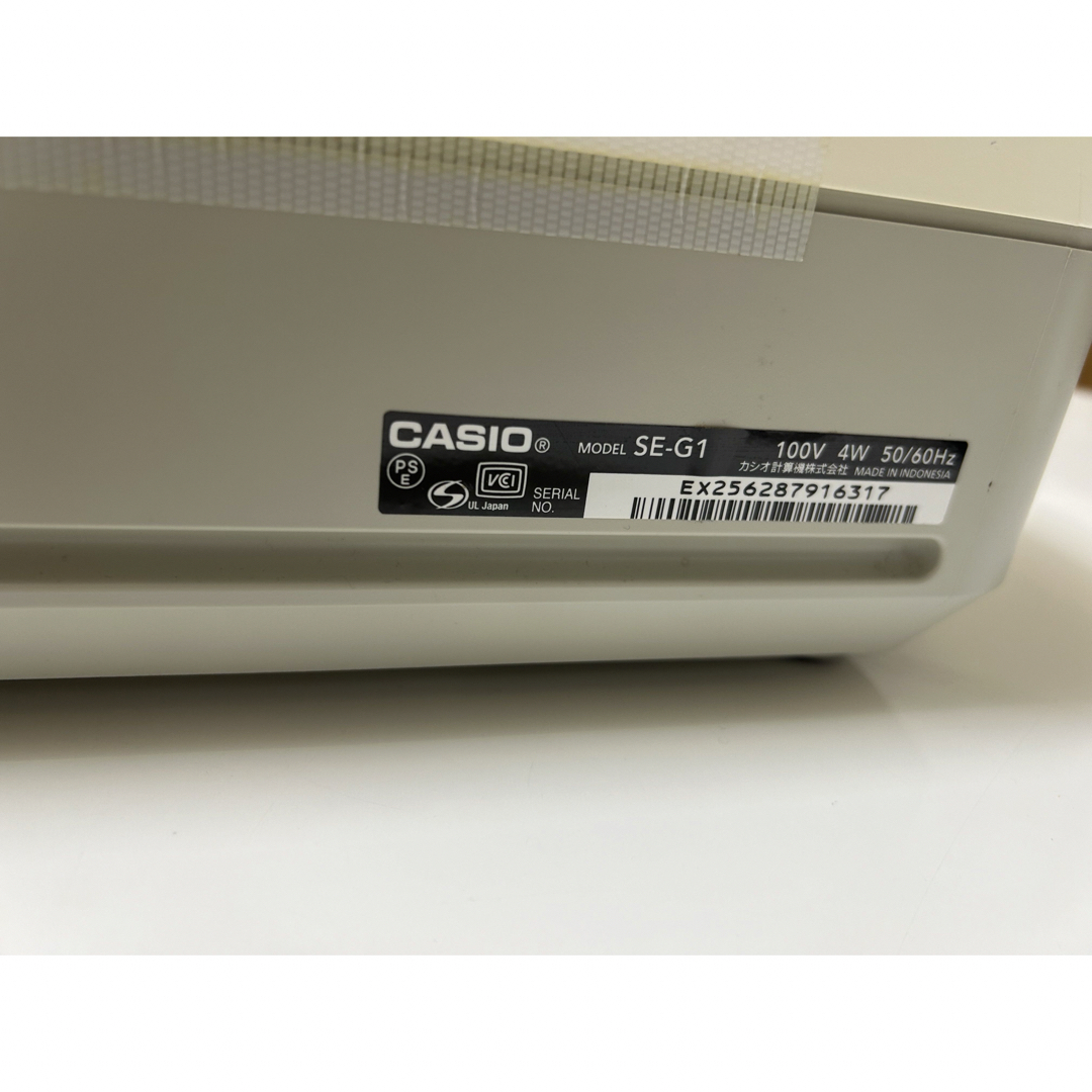 CASIO(カシオ)のCASIO 電子レジスター　SE-G1/NL-100 インテリア/住まい/日用品のオフィス用品(店舗用品)の商品写真