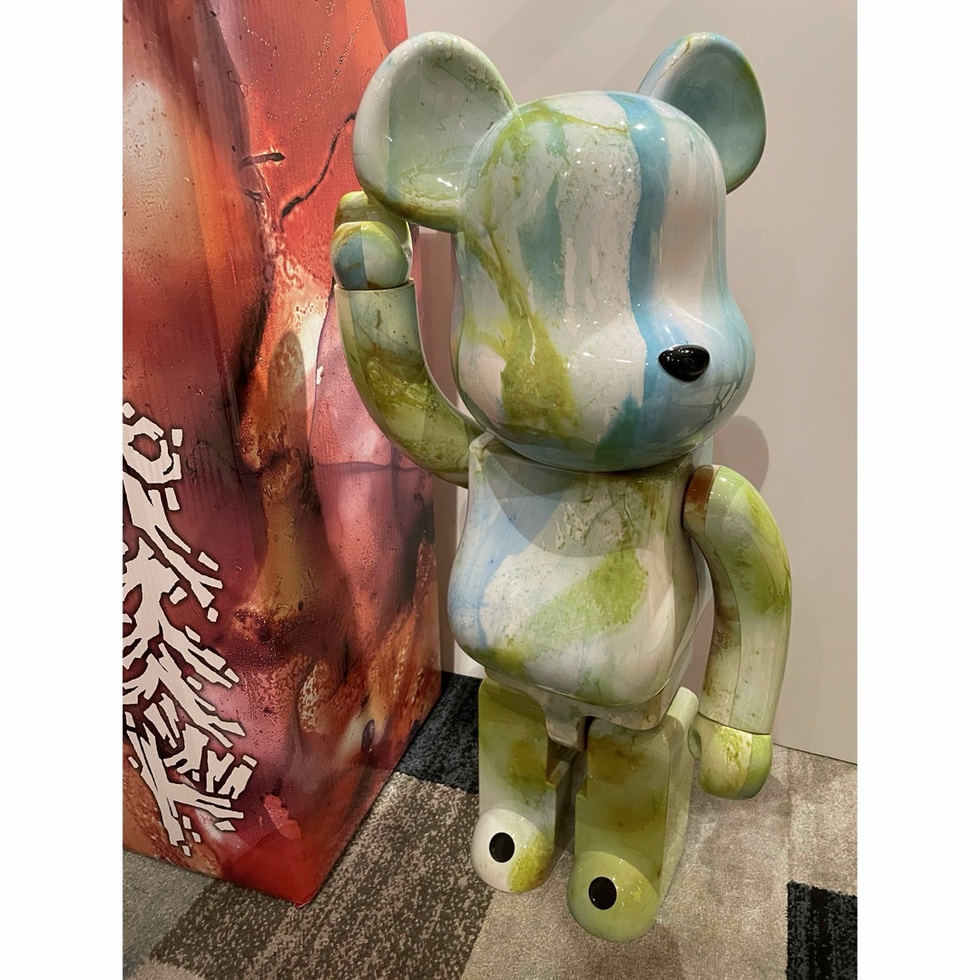 BE@RBRICK(ベアブリック)のBE@RBRICK PUSHEAD 1000% ベアブリック ハンドメイドのおもちゃ(フィギュア)の商品写真