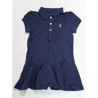 ラルフローレン(Ralph Lauren)の☆ラルフローレン/Ralph Lauren☆90cm 半袖ワンピース ブルー 【中古】子供服 キッズ kids ベビー服 baby 女の子 夏 316032 onepi(ワンピース)