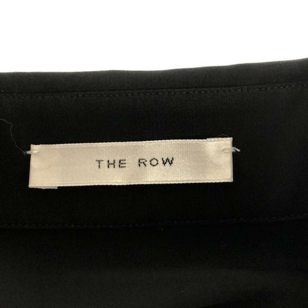 THE ROW(ザロウ)の【美品】  THE ROW / ザロウ | レーヨン混 ブラウス シャツ | S | ブラック | レディース レディースのトップス(シャツ/ブラウス(長袖/七分))の商品写真