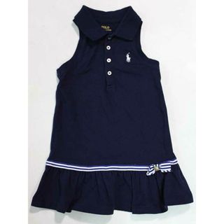 ラルフローレン(Ralph Lauren)の☆ラルフローレン/Ralph Lauren☆90cm ノースリーブワンピース 紺 【中古】子供服 キッズ kids ベビー服 baby 女の子 夏 316032 onepi(ワンピース)