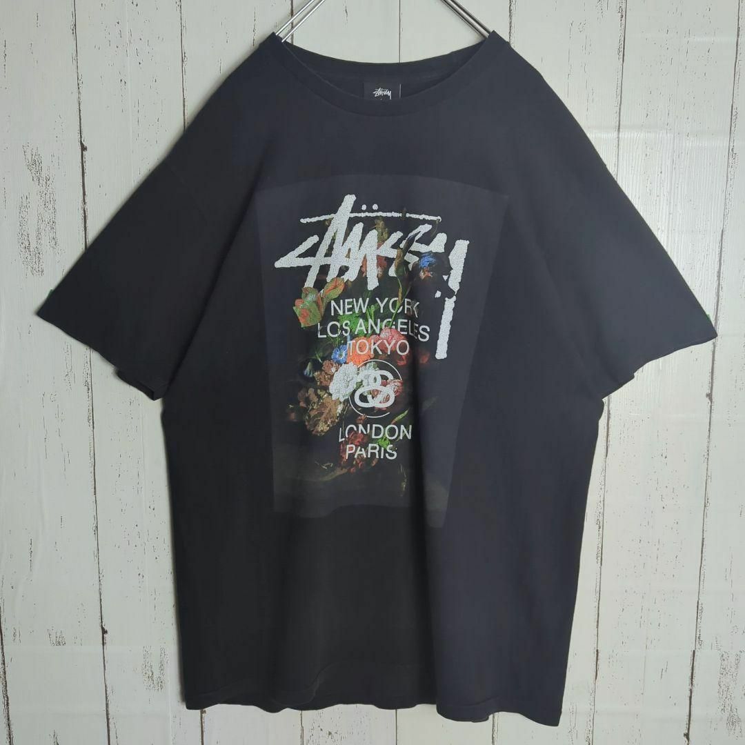 STUSSY(ステューシー)の【即完売モデル】 STUSSY ワールドツアー プリント 入手困難 Tシャツ メンズのトップス(Tシャツ/カットソー(半袖/袖なし))の商品写真