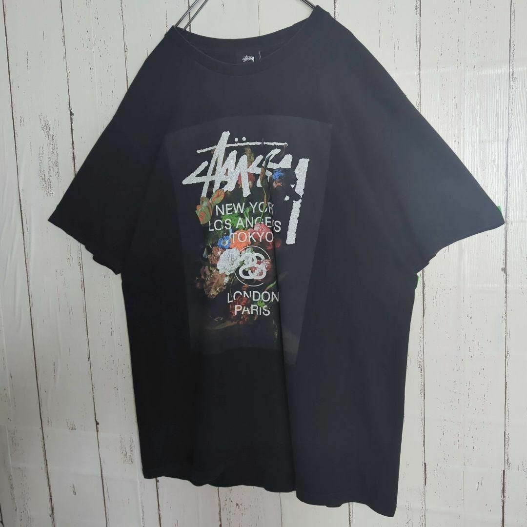 STUSSY(ステューシー)の【即完売モデル】 STUSSY ワールドツアー プリント 入手困難 Tシャツ メンズのトップス(Tシャツ/カットソー(半袖/袖なし))の商品写真