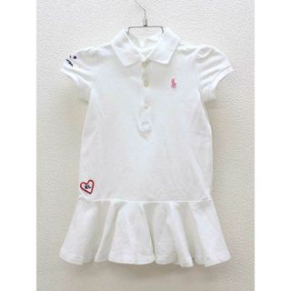 ラルフローレン(Ralph Lauren)の■ラルフローレン/Ralph Lauren■80cm 半袖ワンピース 白【中古】子供服 キッズ kids ベビー服 baby 女の子 夏 526032 onepi(ワンピース)