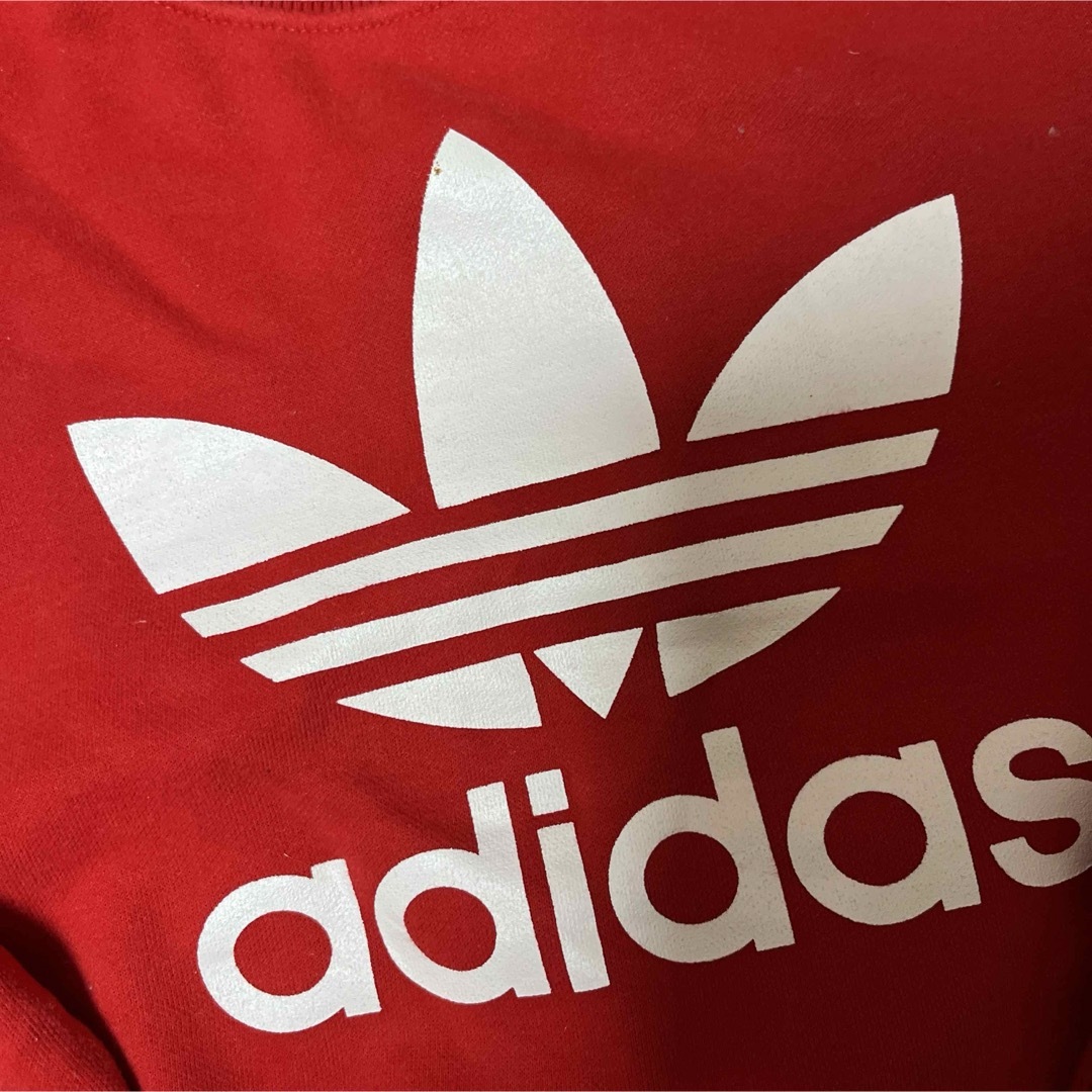 adidas(アディダス)のadidas トレーナー スウェット 110 韓国子供服 キッズ/ベビー/マタニティのキッズ服女の子用(90cm~)(Tシャツ/カットソー)の商品写真