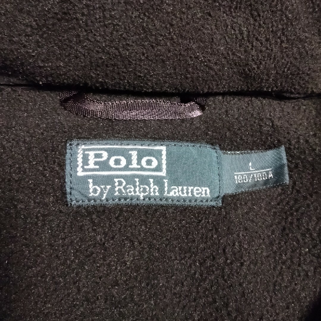 Ralph Lauren(ラルフローレン)のラルフローレンポーラーテックフリースジャケット黒ポロスポーツRRLキャップパンツ メンズのジャケット/アウター(マウンテンパーカー)の商品写真