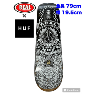 HUF - ■激レア！ REAL×HUF リアル×HUF コラボ スケートボード デッキ