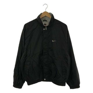 ナイキ(NIKE)のNIKE / ナイキ | 90s 白タグ ナイロン ハイネック ジップアップジャケット | M | ブラック | メンズ(その他)