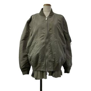 サカイ(sacai)の【美品】  sacai / サカイ | 2023SS | Nylon Twill Blouson ジャケット | 2 | ライトカーキ | レディース(その他)