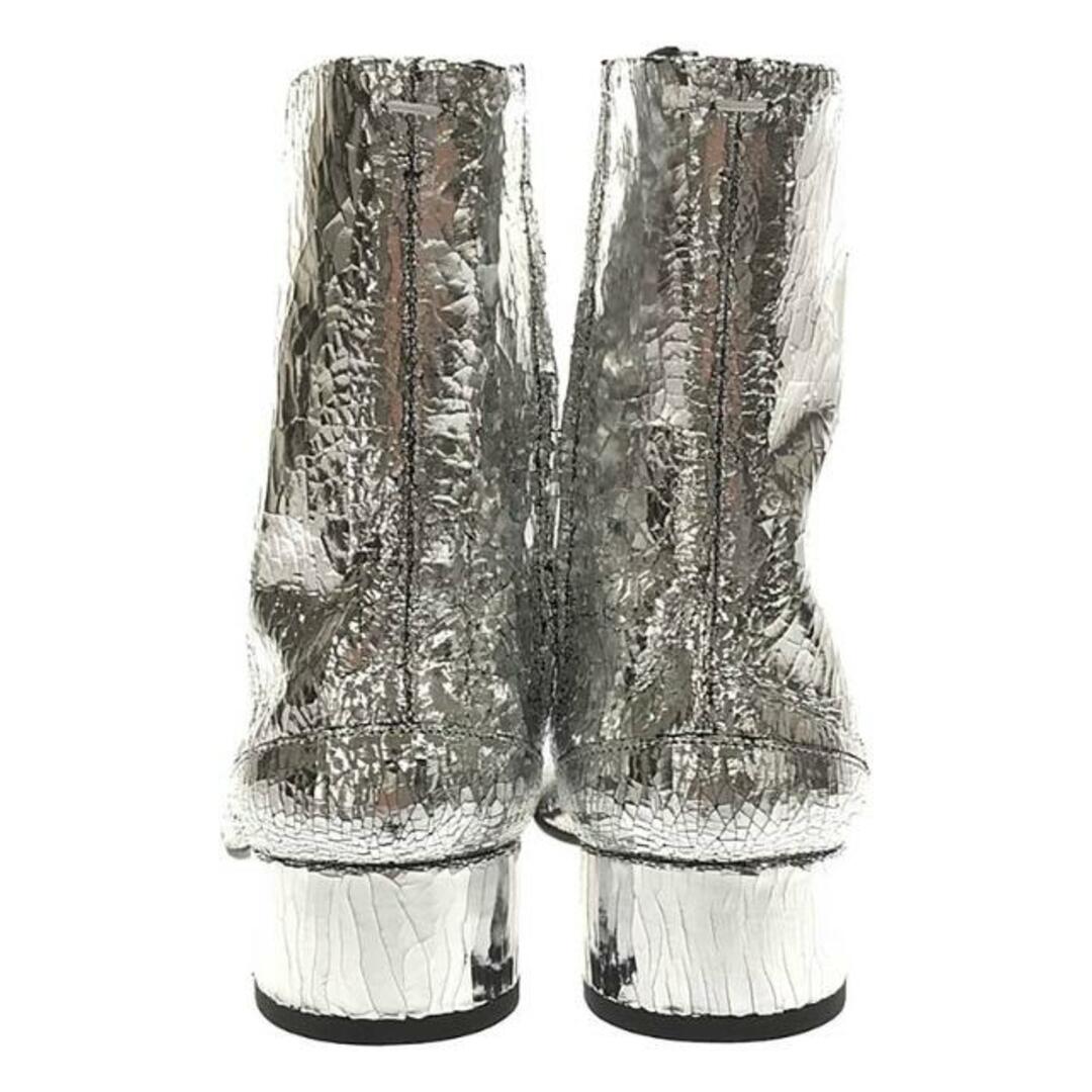 【新品】  Maison Margiela / メゾンマルジェラ | TABI ミラーブーツ | 38 1/2 | シルバー | レディース レディースの靴/シューズ(ブーツ)の商品写真