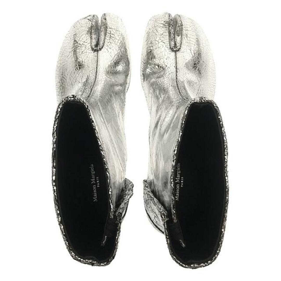 【新品】  Maison Margiela / メゾンマルジェラ | TABI ミラーブーツ | 38 1/2 | シルバー | レディース レディースの靴/シューズ(ブーツ)の商品写真