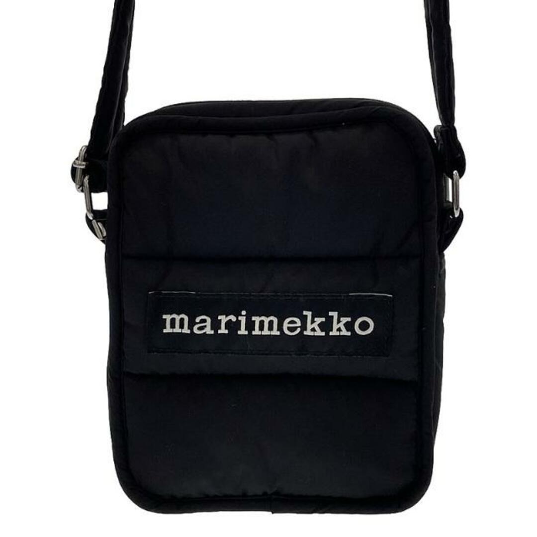marimekko(マリメッコ)の【美品】  marimekko / マリメッコ | LEIMEA ショルダーバッグ | ブラック | レディース レディースのバッグ(ショルダーバッグ)の商品写真
