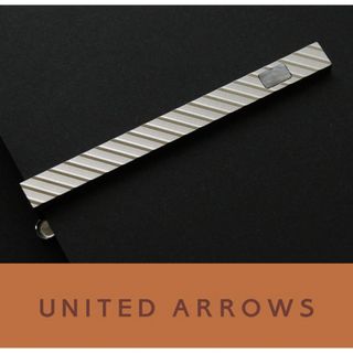 ユナイテッドアローズ(UNITED ARROWS)の4321◆ユナイテッドアローズ◆ネクタイピン◆シルバー×シェル白蝶貝◆タイピン(ネクタイピン)