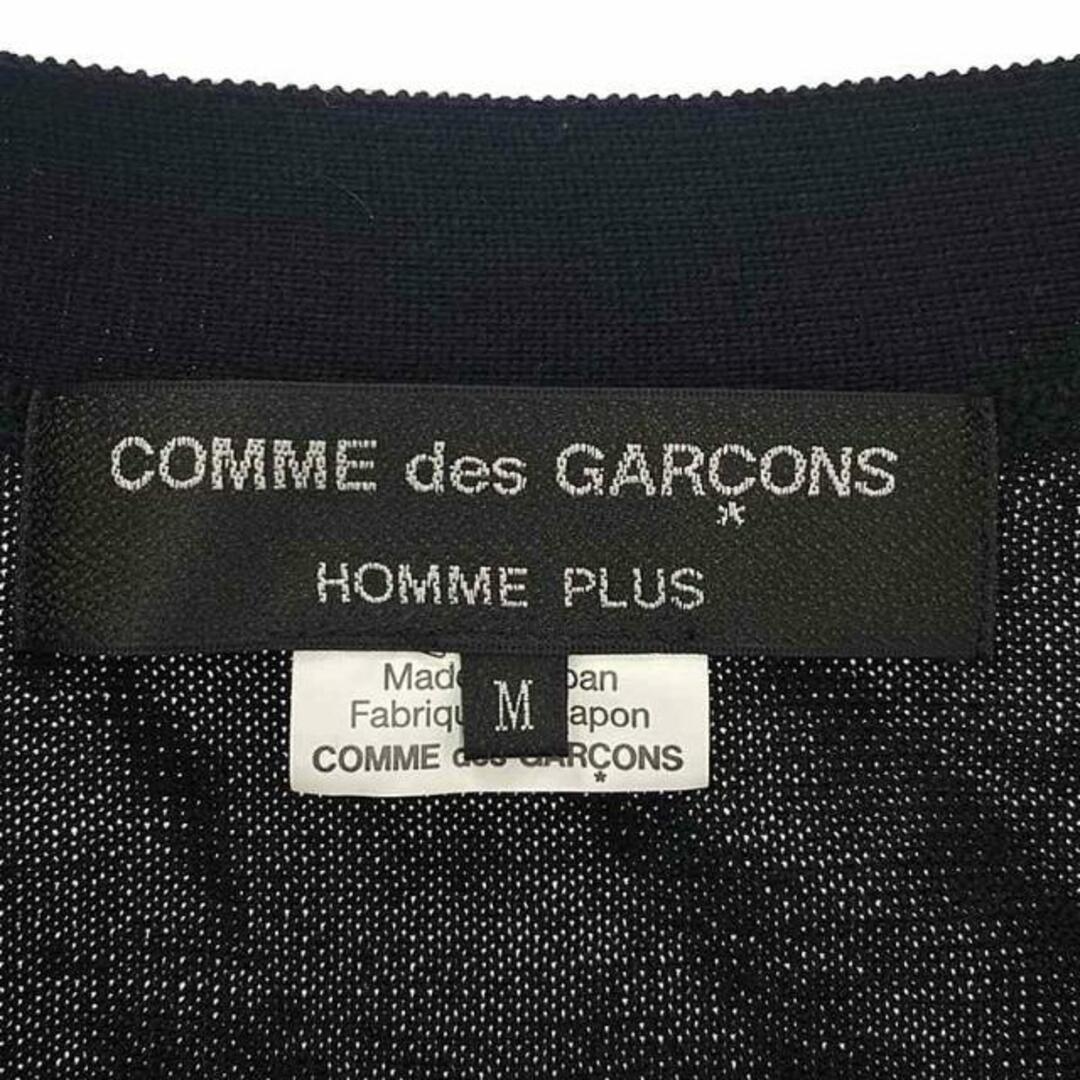 COMME des GARCONS HOMME PLUS(コムデギャルソンオムプリュス)のCOMME des GARCONS HOMME PLUS / コムデギャルソンオムプリュス | 2023SS | ニット カーディガン | M | ブラック | メンズ メンズのトップス(カーディガン)の商品写真