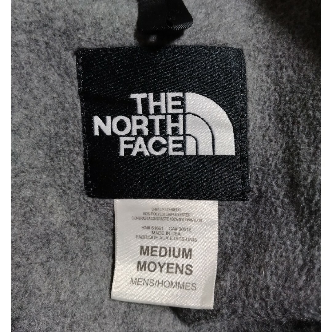 THE NORTH FACE(ザノースフェイス)のUSA製ノースフェイスデナリフリースジャケットグレーベストダウンジャケットパンツ メンズのジャケット/アウター(マウンテンパーカー)の商品写真