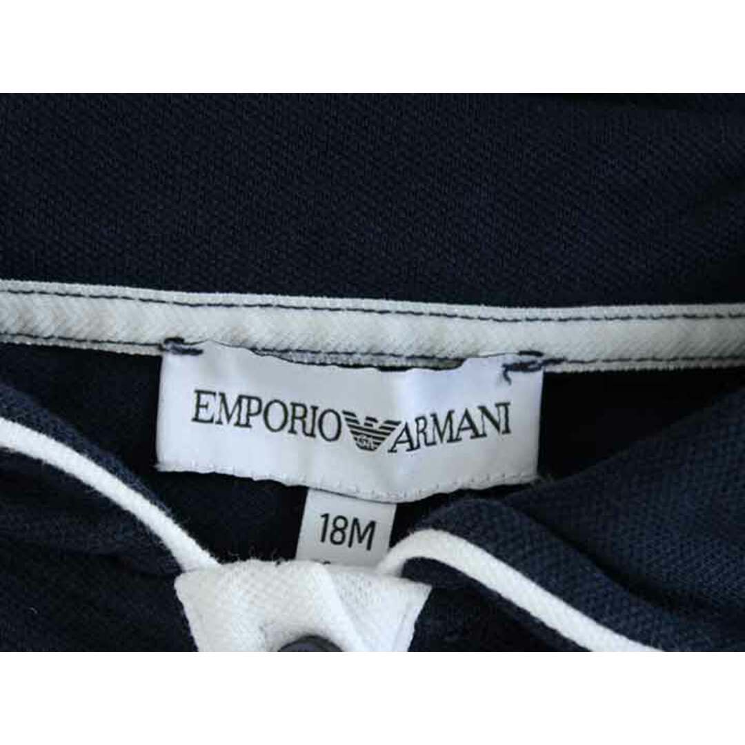 Emporio Armani(エンポリオアルマーニ)の†エンポリオ アルマーニ/EMPORIO ARMANI†82cm 半袖ワンピース/ポロワンピース 紺【中古】子供服 キッズ kids ベビー服 baby 女の子 夏 915032 onepi キッズ/ベビー/マタニティのベビー服(~85cm)(ワンピース)の商品写真