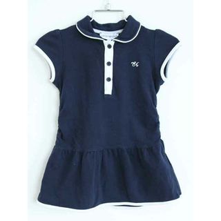 Emporio Armani - †エンポリオ アルマーニ/EMPORIO ARMANI†82cm 半袖ワンピース/ポロワンピース 紺【中古】子供服 キッズ kids ベビー服 baby 女の子 夏 915032 onepi