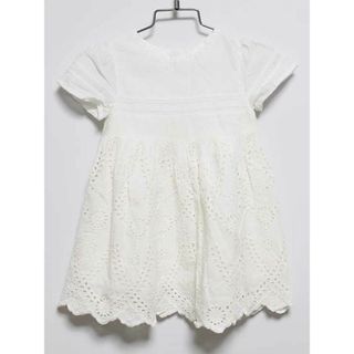 ハッカ(HAKKA)の‡ハッカ ベビー/HAKKA baby‡80cm 半袖ワンピース 白【中古】子供服 キッズ kids ベビー服 baby 女の子 夏 306032 onepi(ワンピース)