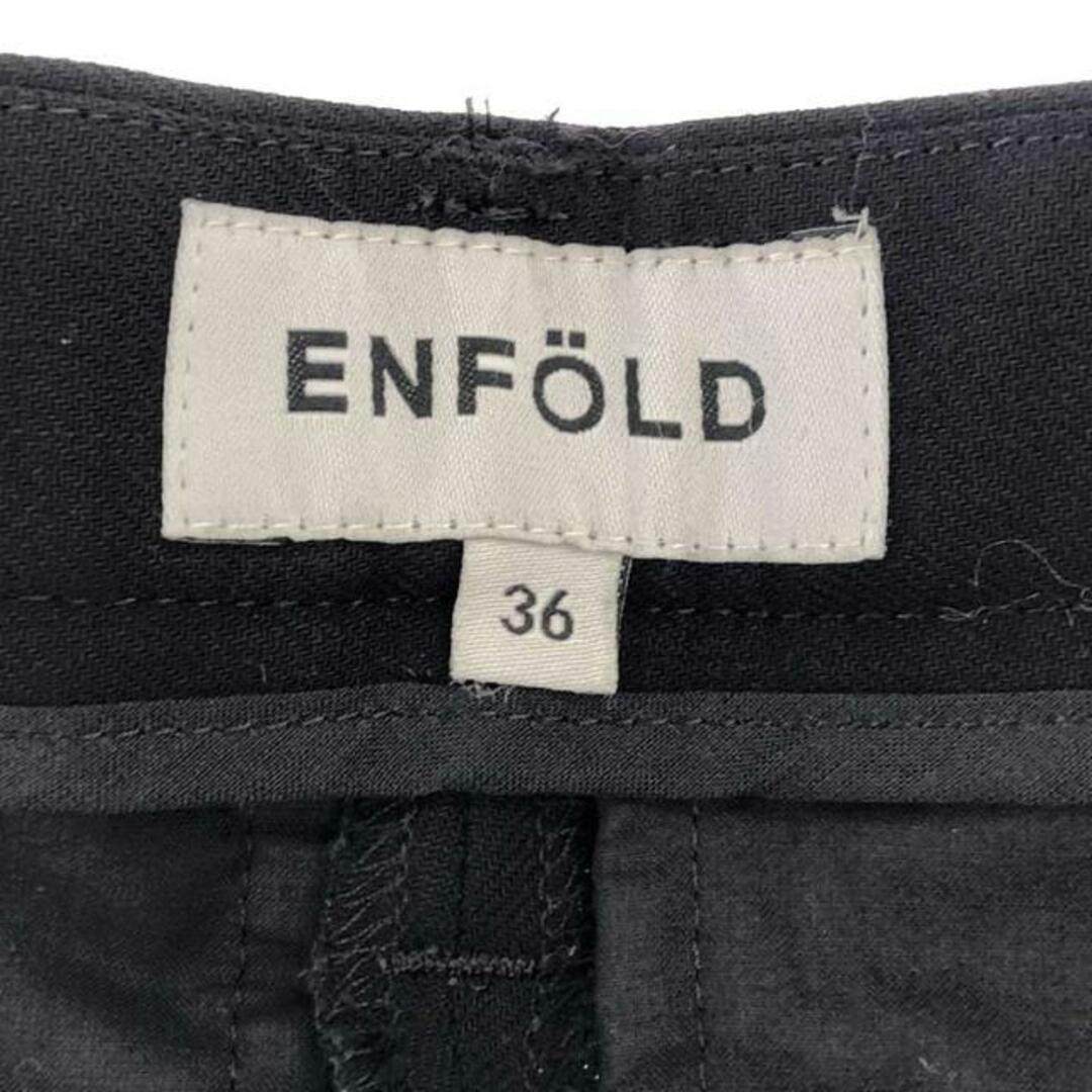 ENFOLD(エンフォルド)のENFOLD / エンフォルド | センタープレスパンツ | 36 | ブラック | レディース レディースのパンツ(その他)の商品写真
