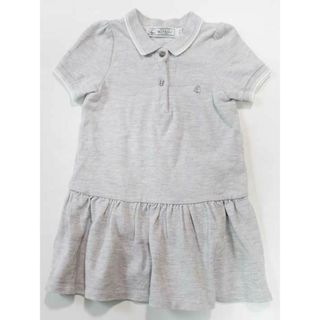 プチバトー(PETIT BATEAU)の☆プチバトー/PETIT BATEAU☆86cm 半袖ワンピース グレー 【中古】子供服 キッズ kids ベビー baby 女の子 夏 716022 onepi(ワンピース)