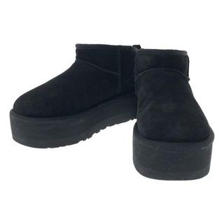 アグ(UGG)のUGG / アグ | W CLASSIC ULTRA MINI PLATFORM クラシック ウルトラ ミニ プラットフォーム ムートンブーツ | 25 | ブラック | レディース(ブーツ)